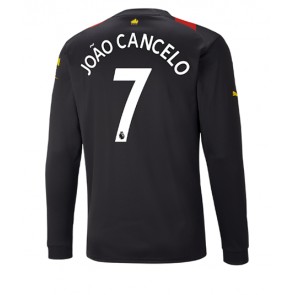 Manchester City Joao Cancelo #7 Bortatröja 2022-23 Långa ärmar